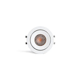 Downlight empotrable de techo Faro Kivi LED blanco 3000K IP44 36° 5W regulable 43905