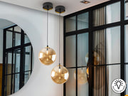 Lámpara de techo colgante bolas Schuller Dark 1 luz neg