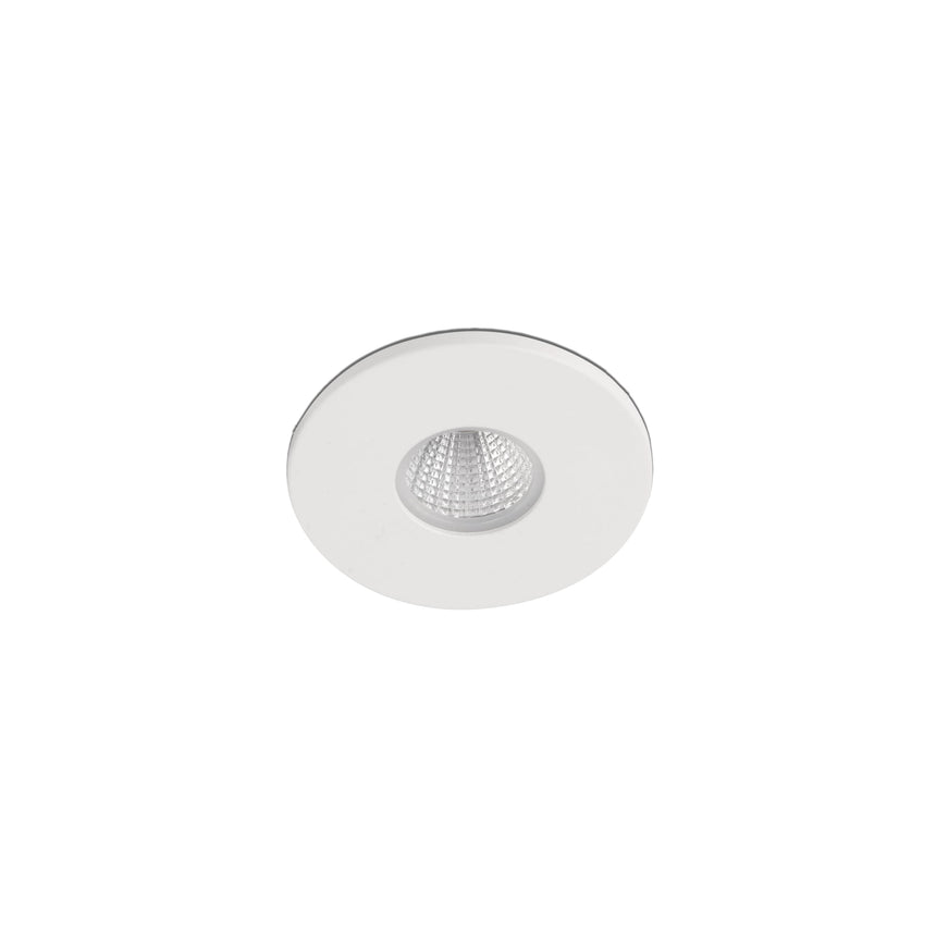 Downlight empotrable de techo Faro Tast LED blanco mate 2700K IP65 40° 44001