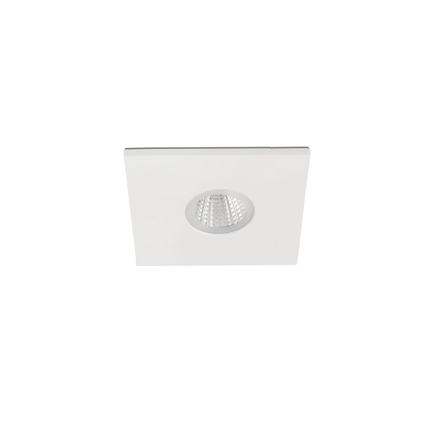 Downlight empotrable de techo Faro Tast LED blanco mate 2700K IP65 40° 44002