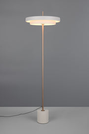 Lámpara de pie Trio Keaton LED gris cálido 138cm 440210176