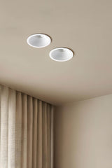 Downlight empotrable de techo Faro Flac GU10 LED blanco IP65 44102