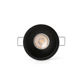 Downlight empotrable de techo Faro Flac GU10 LED negro IP65 44103
