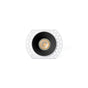 Downlight empotrable de techo Faro Flac GU10 negro IP20 44105