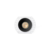 Downlight empotrable de techo Faro Flac GU10 LED negro IP20 44105