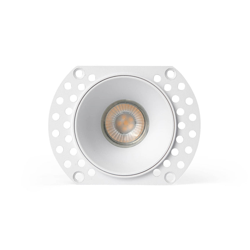 Downlight empotrable de techo Faro Flac GU10 blanco — ref. 44106 (1)