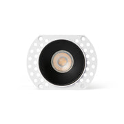 Downlight empotrable de techo Faro Flac GU10 negro 44107
