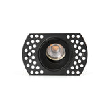 Downlight empotrable de techo Faro Flic GU10 LED negro IP20 44111