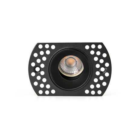 Downlight empotrable de techo Faro Flic sin marco GU10 IP20 Ø6,6cm negro — ref. 44111 (1)