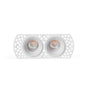 Downlight empotrable de techo Faro Flic 2 luces GU10 blanco IP20 44112