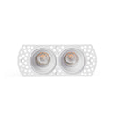 Downlight empotrable de techo Faro Flic 2 luces GU10 blanco IP20 44112