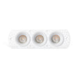 Downlight empotrable de techo Faro Flic 3 luces GU10 LED blanco IP20 44114