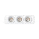 Downlight empotrable de techo Faro Flic 3 luces GU10 blanco IP20 44114