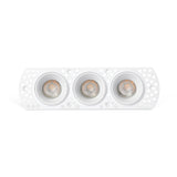 Downlight empotrable de techo Faro Flic 3 luces GU10 LED blanco IP20 44114