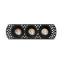 Downlight empotrable de techo Faro Flic 3 luces GU10 IP20 negro — ref. 44115 (1)
