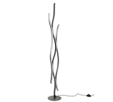 Lámpara de pie Trio Blaze LED brushed aluminium 138cm 441210305