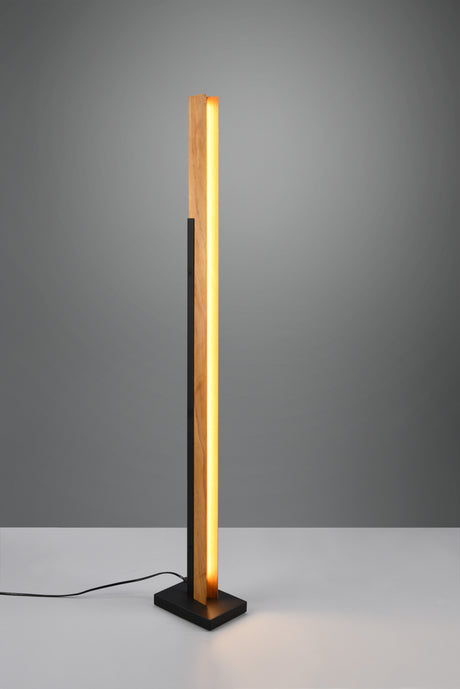 Lámpara de pie Trio Kerala LED negro mate táctil 3000K 120cm 441610132