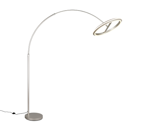 Lámpara de pie Trio Amador LED níquel mate 205cm 442410107
