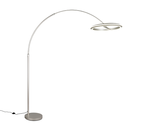 Lámpara de pie Trio Amador LED níquel mate 205cm 442410107