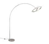 Lámpara de pie Trio Amador LED níquel mate 205cm 442410107