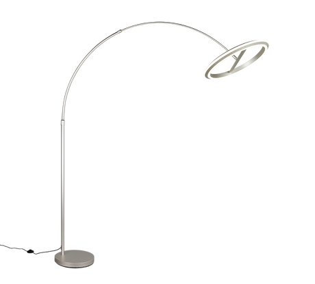 Lámpara de pie Trio Amador LED níquel mate 205cm 442410107