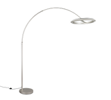 Lámpara de pie Trio Amador LED níquel mate 205cm 442410107