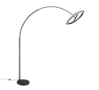 Lámpara de pie Trio Amador LED negro mate 205cm 442410132