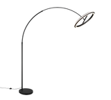 Lámpara de pie Trio Amador LED negro mate 205cm 442410132