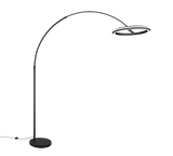 Lámpara de pie Trio Amador LED negro mate 205cm 442410132