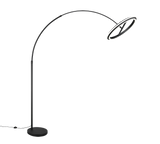 Lámpara de pie Trio Amador LED negro mate 205cm 442410132