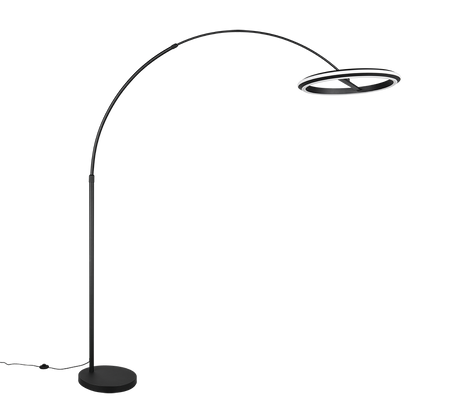 Lámpara de pie Trio Amador LED negro mate 205cm 442410132