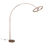 Lámpara de pie Trio Amador LED marrón café 205cm 442410165