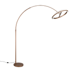 Lámpara de pie Trio Amador LED marrón café 205cm 442410165