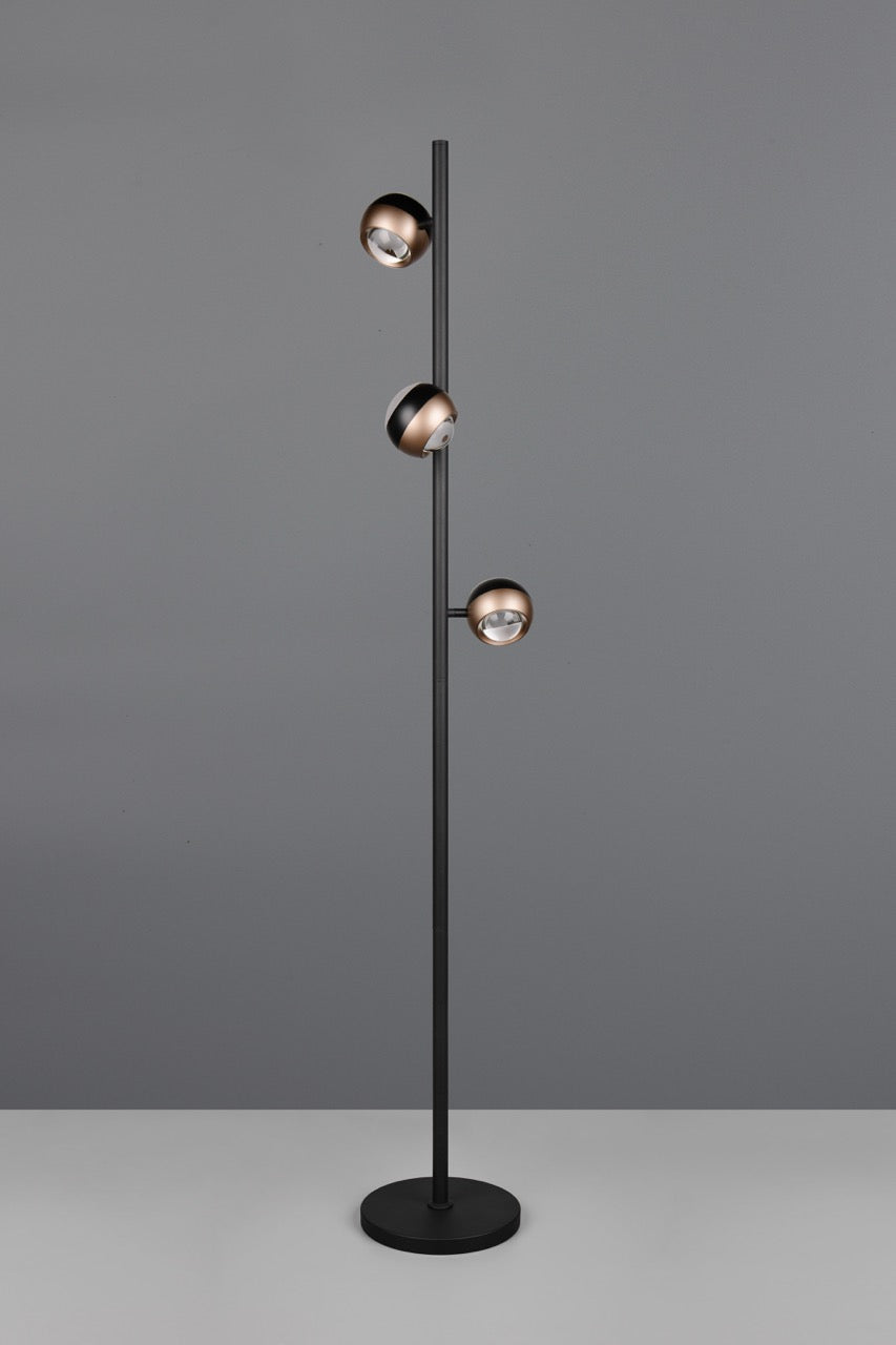Lámpara de pie salón Orbit CCT regulable negro 444410332