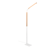 Lámpara de pie Trio Norris LED blanco mate 3000K 169,5cm 445210131