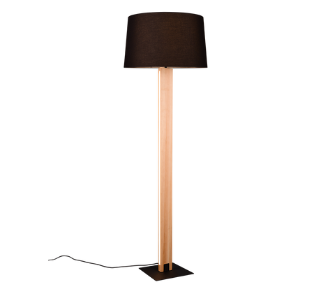 Lámpara de pie Trio Rahul negro mate regulable táctil 150cm 447610232