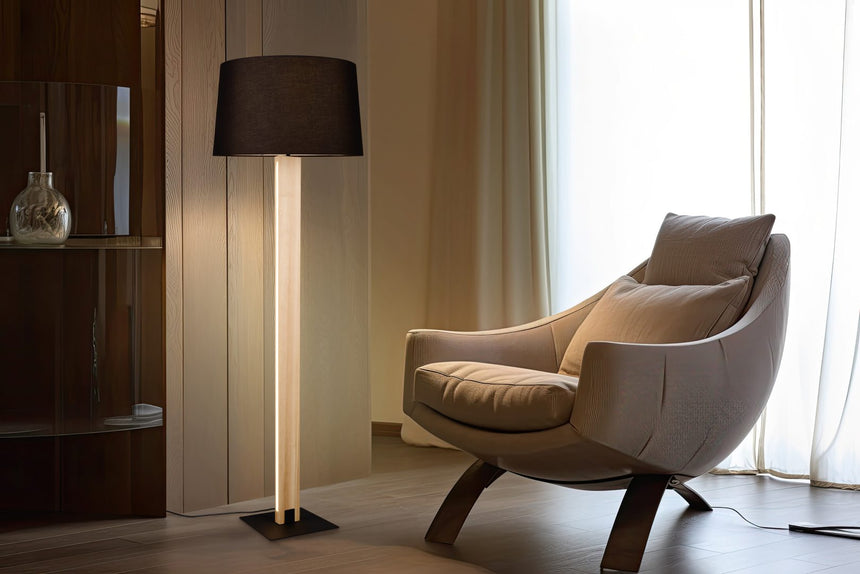 Lámpara de pie Trio Rahul negro mate regulable táctil 150cm 447610232 - vista 6