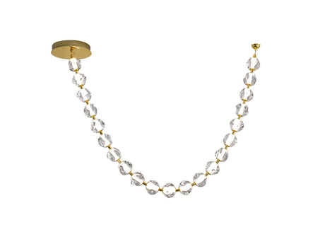 Lámpara de techo colgante Schuller Zaria II 21 luces dorado y oro 3000K regulable ambiente