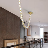 Schuller Zaria II Lámpara de techo colgante grande 29 luces oro dimable 448925