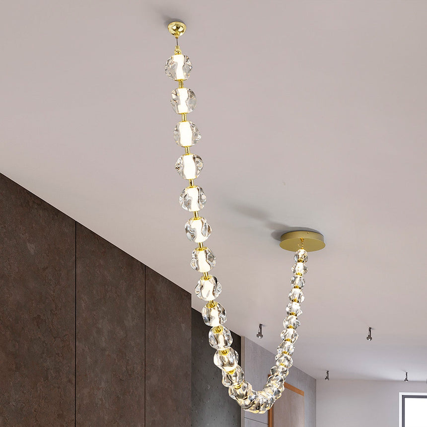 Schuller Zaria II Lámpara de techo colgante grande 29 luces oro dimable 448925