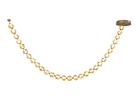 Lámpara de techo colgante Schuller Zaria II 29 luces bronce y ambar 3000K regulable ambiente