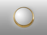 Espejo redondo Schuller Alan pan de oro Ø87cm 449137