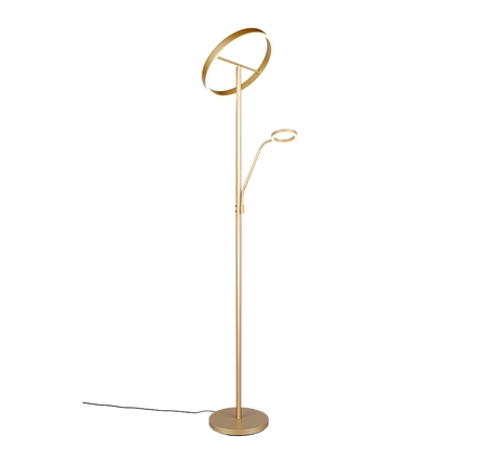Lámpara de pie Trio Willis LED gold-colored 180cm 449510279