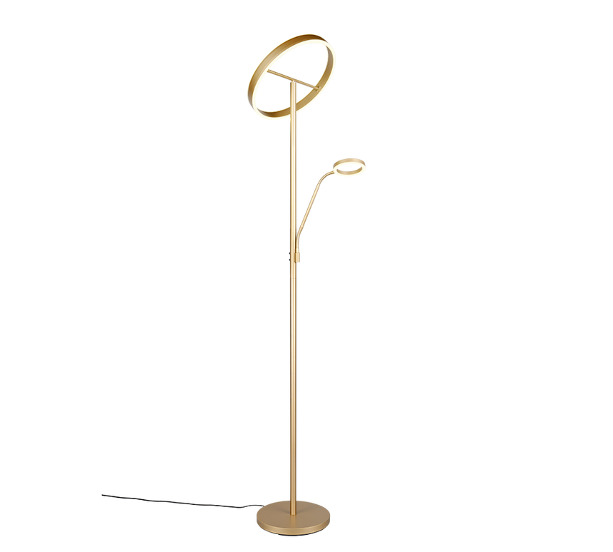 Lámpara de pie Trio Willis LED gold-colored 180cm 449510279