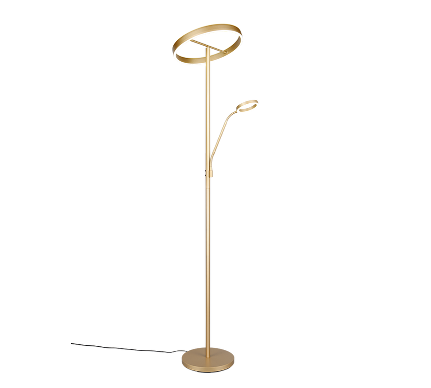 Lámpara de pie Trio Willis LED gold-colored 180cm 449510279