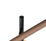 Lámpara de pie Trio Fiato LED negro mate 150cm 452010317