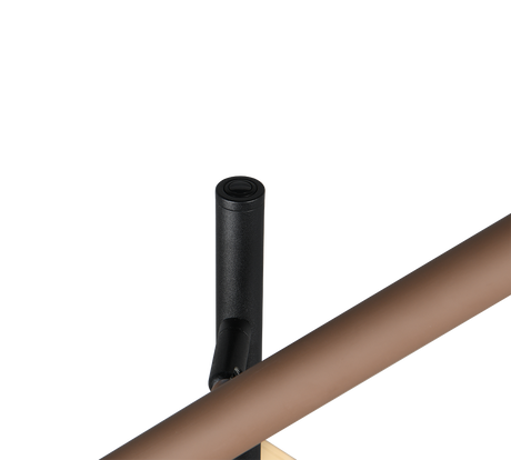 Lámpara de pie Trio Fiato LED negro mate 150cm 452010317