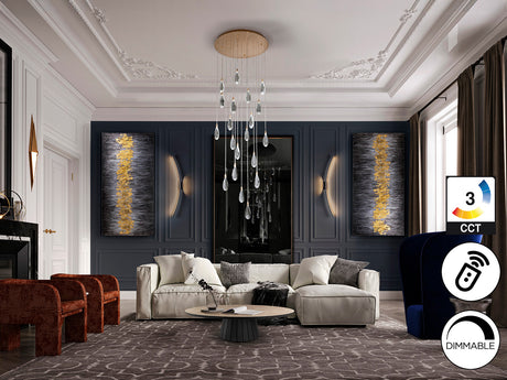 Lámpara de techo colgante Schuller Lágrimas grande 20 l