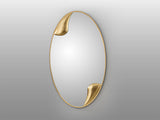 Espejo ovalado Schuller Daisy pan de oro 70x120cm 453684