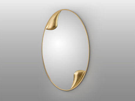 Espejo ovalado Schuller Daisy pan de oro 70x120cm 453684